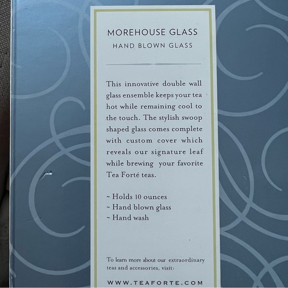 Tea Forte Glass Double Walled Cup - Picture 10 of 10